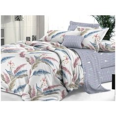 Комплект постельного белья Инна De Luxe эльф, сатин, 2-х спальное, наволочки 70x70 см - 2 шт