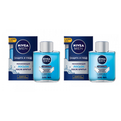 Лосьон после бритья увлажняющий "Защита и уход" Nivea, 100 мл.. 2 шт.