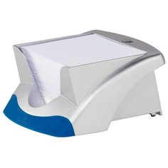 Подставка Durable 7714-23 Vegas для бумажного блока бумажный куб 500 листов 90x90мм серебристый пластик