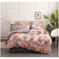 Комплект постельного белья ситрейд CN134, размер Семейный, сатин (70% хлопок, 30% полиэстер), наволочки 50х70 и 70х70