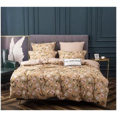 Комплект постельного белья ситрейд CN127, размер евро, сатин (70% хлопок, 30% полиэстер), наволочки 50х70 и 70х70