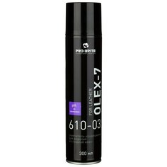 Pro-Brite / Olex-7 Очиститель-кондиционер для изделий из гладкой кожи / аэрозоль / 0,3л
