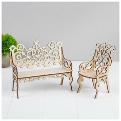 Теремок Конструктор "Гостиная для кукол типа Barbie Pelsi