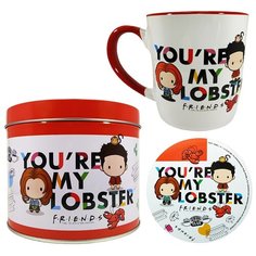 Набор кружка и подставка Friends (You`re My Lobster - Chibi) Mug & Coaster In Tin 370ml GP85472 Pyramid International