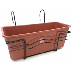 Ящик балконный + Корзина крепление 40 см In Green