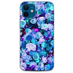 Силиконовый чехол "Цветочный ковер" на Apple iPhone 12/12 Pro / Айфон 12/12 Про Case Place