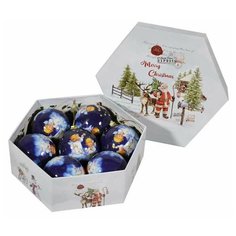 Набор ёлочных шариков "Ангелочки", диаметр 8 см, 7 штук Avrora