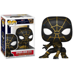 Funko Фигурка Funko POP! Человек-Паук: Вдали от дома - в черно-золотом костюме (Spider-Man)