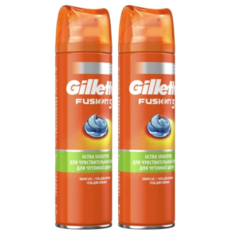 Набор (Гель для бритья Fusion 5 для чувствительной кожи 2 шт 200 мл) Gillette