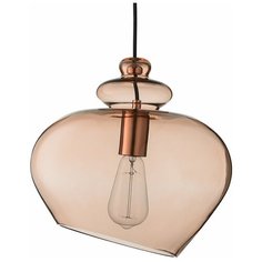 Лампа подвесная grace, ?30 см, бронзовое стекло, бронзовый цоколь, 1487_19705001 1487_19705001 Frandsen