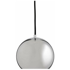 Лампа подвесная ball, хром в глянце, черный шнур, 1115555505001 1115555505001 Frandsen