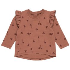 Лонгслив artie, размер 74, коричневый