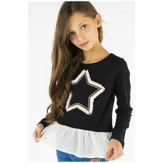 Лонгслив 3Pommes, размер 116, черный