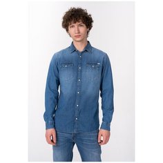 Рубашка Jack & Jones размер 48/M синий