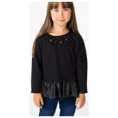 Свитшот Ido размер 128, черный