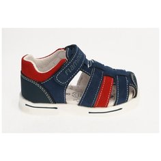 Сандалии Flamingo размер 26, синий/красный