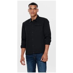 Рубашка ONLY & SONS размер 48/M черный