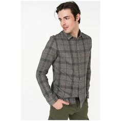 Рубашка ONLY & SONS размер 46/S серый