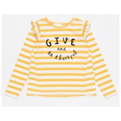 Лонгслив artie Nature Lover, размер 128, желтый