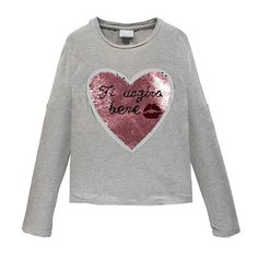 Лонгслив MEK, размер 10y (140), серый