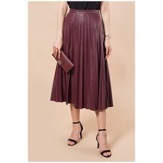 Юбка Vilatte, размер 42, темно-бордовый