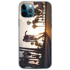 Силиконовый чехол "Хобби скейт 2" на Apple iPhone 12 Pro / Айфон 12 Про Case Place
