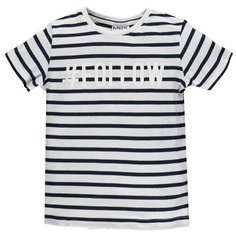 Футболка MEK, размер 10y (140), белый/синий