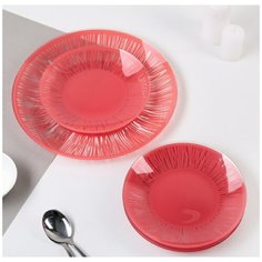 Сервиз столовый «Витас» на 6 персон: 6 тарелок d=20 см, 1 тарелка d=30 см Nina Glass