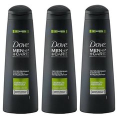 Шампунь-кондиционер укрепляющий Dove men+care свежесть ментола, 380 мл (3 шт)