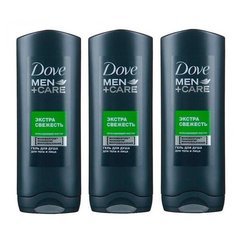 Гель для душа Dove Экстра Свежесть, освежающий "Dove Men+Care", 400 мл (3 шт)