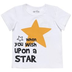 Футболка artie, размер 86, белый