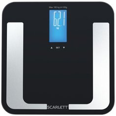 Весы напольные электронные Scarlett SL-BS34ED40 макс.180кг черный