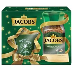 Кофе растворимый Jacobs Monarch, подарочный набор с кружкой, 95 г