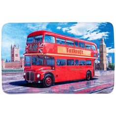 Коврик для ванной комнаты Tatkraft "London Bus", 50 х 80 см