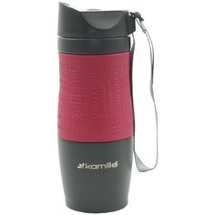 Термокружка Kamille KM-2052A, 0.38 л красный