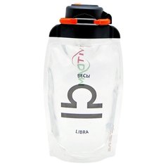 Бутылка для воды, для безалкогольных напитков VITDAM Зодиак Весы B050 500 мл пластик белый