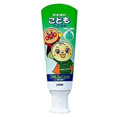 LION Паста зубная детская слабоабразивная со вкусом дыни. Children toothpaste melon, 40 гр.