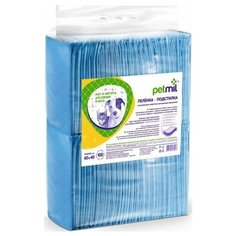 Пеленка впитывающая, одноразовая, 60x40 см, 100 штук Pet Mil