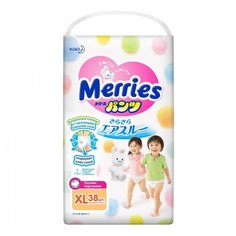 Подгузники- трусики Merries Walker XL 12-22кг 38шт