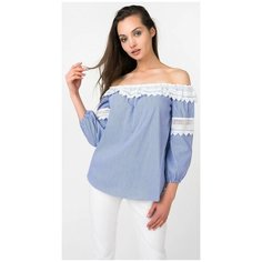 Блуза adL, размер 40/XS, голубой