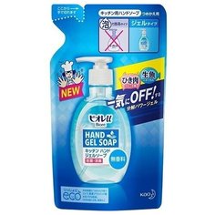 KAO Biore- u Kitchen Hand Gel Soap кухонное гелевое мыло для рук без запаха мягкая упаковка 200 мл КАО