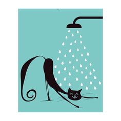 Штора для ванной фотодизайн ST CT1220-20097 с кольцами 180х200 см Santrade