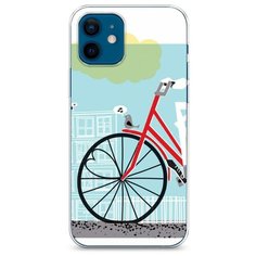 Силиконовый чехол "Хобби велосипед 9" на Apple iPhone 12 mini / Айфон 12 мини Case Place
