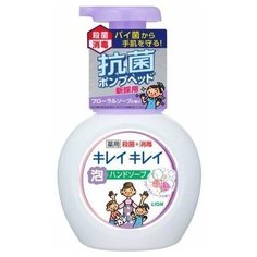 LION Мыло- пенка для рук "KireiKirei" (антибакт цветочный аромат пенообразователь 250 мл