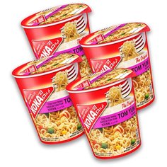 KOKA Original. Сингапурская лапша быстрого приготовления со вкусом Том Ям (в стакане) 4 шт.