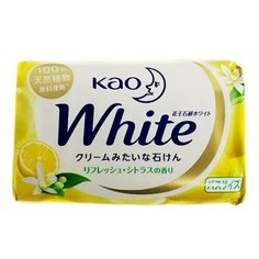 KAO Мыло для рук твердое "PureWhip" аромат цитрусовых кусковое 130 гр. КАО