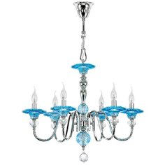 Люстра подвесная Osgona Azzurro 699064 6x60Вт E14