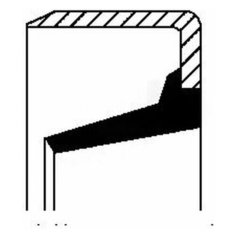 Сальник коробки передач Corteco 01033944B для Opel Omega