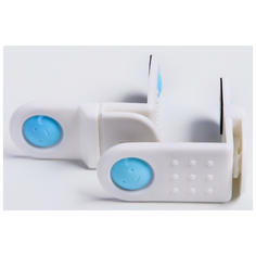 Ограничитель дверей и ящиков, 2 шт., 1385785 Крошка Я белый