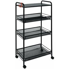 Этажерка "Ладья 34 КС" Черный ЗМИ